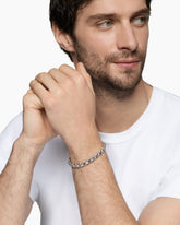 Streamline® Double Link Bracelet in Platinum, 8mm